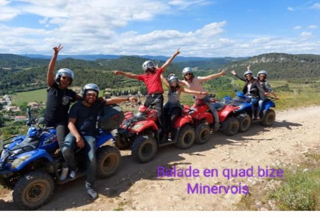 La Villa Du Menhir Gite Bize-Minervois Exterior foto